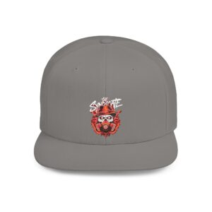 Stylish Graphic Snapback Hat, Trendy Flat Bill Cap, Urban Streetwear Accessory, Perfect Gift for Fashion Lovers, Casual Outdoor Wear