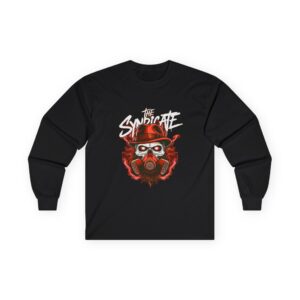 The Syndicate Unisex Long Sleeve Tee, Streetwear Fashion, Casual Outfit, Gift for Gamers, Unique Graphic Tee, Hip Hop Style