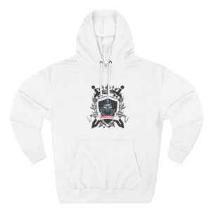 Cool Graphic Fleece Hoodie, Streetwear, Casual Wear, Gift for Him, Comfortable Sweatshirt, Unique Design Hoodie, Stylish Outerwear