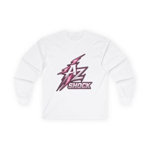Unisex Long Sleeve Tee - AZ Shock Design, Graphic Tee, Casual Wear, Gift for Him/Her, Streetwear Style, Trendy Fashion