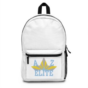AZ Elite Printed BackPack - White