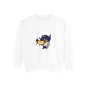 Vintage-Inspired Graphic Sweatshirt, Cozy Streetwear Gift, Unisex Casual Pullover, Animal Print Sweatshirt, Unique Vintage Apparel