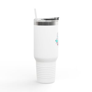 Phoenix Surge Insulated Travel Mug - 40oz, Reusable Coffee Cup, Eco-Friendly Drinkware, Gift for Gamers, Sports Travel Mug